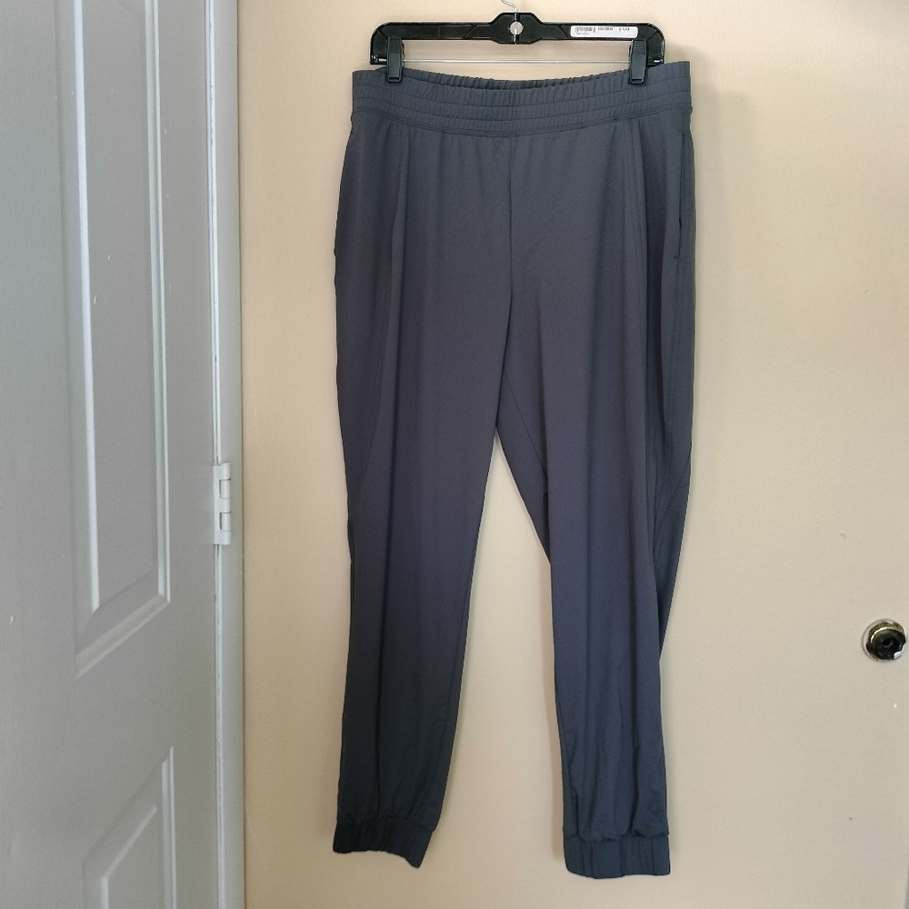 Avalanche Womens Gray Joggers L Stretch Outdoors Hiking Camping Performance